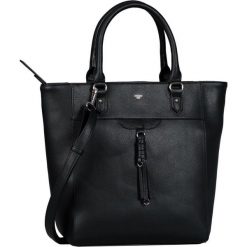 Tom Tailor torebka Roma Salerno Shopper 27013 czarna. Czarne torby damskie na zakupy Tom Tailor, w paski, ze skóry, eleganckie, na ramię, bez dodatków. W wyprzedaży za 179,00 zł.