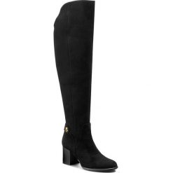 Buty zimowe damskie: Muszkieterki BALDOWSKI – D01828-1453-001 Czarny Zamsz