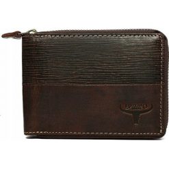 Portfel męski skórzany Buffalo Wild N992Z-HP-2. Pomarańczowe portfele męskie BUFFALO WILD, bez wzorów, ze skóry. Za 69,90 zł.