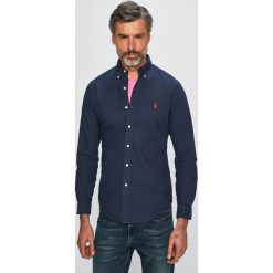 Polo Ralph Lauren - Koszula. Niebieskie koszule męskie Polo Ralph Lauren, xl, bez wzorów, z bawełny, casualowe, polo, z długim rękawem. Za 469,90 zł.