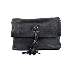 Torebka w kolorze czarnym - (S)32 x (W)24,4 x (G)13 cm. Czarne torebki klasyczne damskie Bestsellers bags, w paski, z materiału. W wyprzedaży za 229,95 zł.