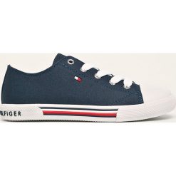 Tommy Hilfiger - Tenisówki dziecięce. Niebieskie trampki dziewczęce z gumy. Za 259,90 zł.