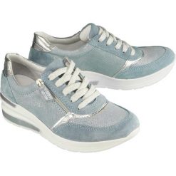 COMFORTABEL 951093-55 hellblau, półbuty damskie. Koturny damskie Comfortabel, bez obcasa, na koturnie, na zamek. Za 339,90 zł.
