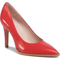 Szpilki HISPANITAS - Saona-V20 HV00222 Cherry. Czerwone półbuty damskie Hispanitas, bez wzorów, ze skóry, bez obcasa, na obcasie, bez zapięcia. Za 489,00 zł.