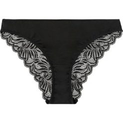 Figi rio bonprix czarny. Czarne majtki damskie bonprix, z koronki. Za 27,99 zł.
