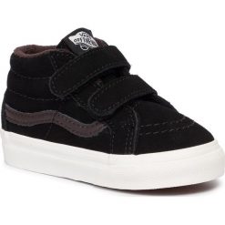 Sneakersy VANS - Sk8-Mid Reissue V VN0A348JV3Z1 (Mte) Blk/Chocolate Torte. Czarne trampki chłopięce Vans, bez wzorów, z zamszu, bez zapięcia. W wyprzedaży za 159,00 zł.