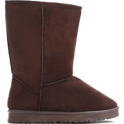 Brązowe Śniegowce Precious Pearl. Brązowe buty zimowe damskie marki OLAIAN, ze skóry, na średnim obcasie. Za 54,99 zł.