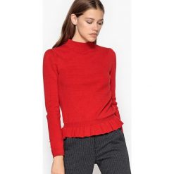 Kardigany damskie: Sweter z falbanami