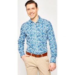 Koszula Pierre Cardin 8447/000/27045. Niebieskie koszule męskie Pierre Cardin, m, bez wzorów, casualowe, bez kołnierzyka, bez rękawów. W wyprzedaży za 219,00 zł.