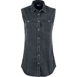 Koszule body: Rock Rebel by EMP Cut Out Skeleton Shirt Koszula damska czarny