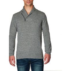 Golfy męskie: Sweter w kolorze szarym