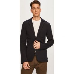 Trussardi Jeans - Marynarka. Niebieskie garnitury męskie Trussardi Jeans, bez wzorów, z elastanu, klasyczne. W wyprzedaży za 599,90 zł.