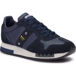Sneakersy BLAUER - 9FQUEENS01/TAS Navy. Niebieskie sneakersy męskie Blauer, na co dzień, bez wzorów, z zamszu, bez zapięcia. Za 529,00 zł.