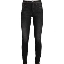 Rurki damskie: Benetton 5 POCKETS HIGH RISE Jeansy Slim Fit black