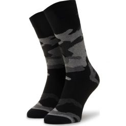 Skarpety Wysokie Męskie BOSS - Rs Big Camo Cc 50425481 001. Czarne skarpetki męskie Boss, bez wzorów, z elastanu. W wyprzedaży za 49,00 zł.