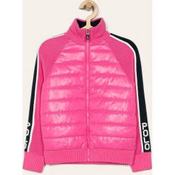 Polo Ralph Lauren - Kurtka dziecięca 128-176 cm. Różowe kurtki dziewczęce Polo Ralph Lauren, bez wzorów, z bawełny, krótkie, bez kaptura. Za 619,90 zł.