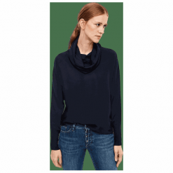 S.Oliver bluza damska 14.910.61.6236 38 ciemnoniebieska. Niebieskie bluzy damskie s, z poliesteru. Za 199,00 zł.