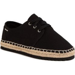 Espadryle BIG STAR - FF274778 Black. Czarne espadryle damskie BIG STAR, bez wzorów, z tworzywa sztucznego, bez obcasa, na płaskiej podeszwie. W wyprzedaży za 89,00 zł.