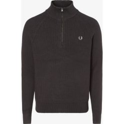 Fred Perry - Sweter męski, szary. Szare swetry męskie Fred Perry, m, bez wzorów, prążkowane, bez kołnierzyka, bez kaptura. Za 799,95 zł.