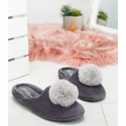 Kapcie damskie Natural Style NS-268 Szare. Szare kapcie damskie NATURAL STYLE, z bawełny. Za 38,00 zł.
