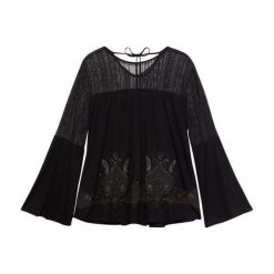 Desigual bluzka damska Ts Ivana XS czerwona. Czerwone bluzki damskie Desigual, xs, z haftami, bez kołnierzyka, bez rękawów. Za 249,00 zł.