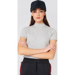 T-shirty damskie: Sweet SKTBS T-shirt Sweet Basic Rib – Grey