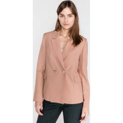 SELECTED Gracina Blezer Beżowy. Brązowe kurtki damskie Selected, bez wzorów, z poliesteru. Za 760,95 zł.