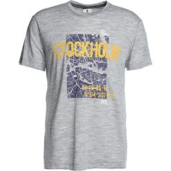 Koszulki polo: super.natural GRAPHIC TEE Tshirt z nadrukiem ash melange/stockholm