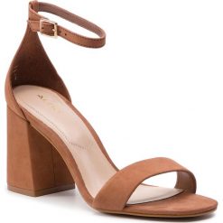 Sandały ALDO - Eteisa 59184617 20. Pomarańczowe klapki damskie ALDO, bez wzorów, ze skóry, bez obcasa, na obcasie. Za 369,00 zł.