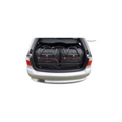 BMW 5 TOURING, 2003-2010 TORBY DO BAGAŻNIKA 5 SZT KJUST - 7007111. Czarne torby podróżne KJUST, bez wzorów, z kauczuku, klasyczne. Za 1299,00 zł.
