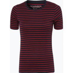 Brookshire - T-shirt damski, czerwony. Czarne t-shirty damskie marki brookshire, m, w paski, z dżerseju. Za 39,95 zł.