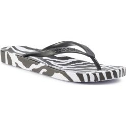 Japonki COQUI - Kaja 1327-235-3222 Zebra/Black. Czarne klapki damskie Coqui, bez wzorów, z tworzywa sztucznego, bez obcasa. Za 49,00 zł.