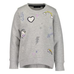 Blue Seven Bluza Dziewczęca Z Nadrukiem 110 Szary. Szare bluzy dziewczęce marki Blue Seven, z nadrukiem. Za 69,00 zł.