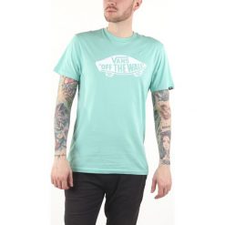 Vans Koszulka Niebieski. Niebieskie podkoszulki męskie Vans, s, z nadrukiem, z bawełny, z krótkim rękawem. Za 128,95 zł.
