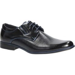 Czarne buty wizytowe sznurowane casu mxc408. Czarne buty wizytowe męskie Casu, na sznurówki. Za 79,99 zł.