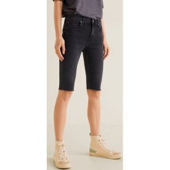 Mango - Szorty Cycling. Szare szorty damskie Mango, bez wzorów, z elastanu, casualowe. Za 99,90 zł.