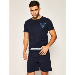 Piżama Guess U02X00 JR018. Niebieskie piżamy męskie Guess, xl, z aplikacjami, z bawełny, bez rękawów. Za 259,00 zł.