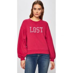 Silvian Heach - Bluza. Czerwone bluzy damskie Silvian Heach, s, z nadrukiem, z bawełny, bez rękawów, bez kaptura. W wyprzedaży za 159,90 zł.