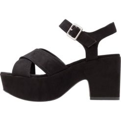 Rzymianki damskie: New Look Wide Fit WIDE FIT WONDER Sandały na obcasie black