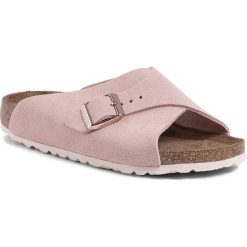 Klapki BIRKENSTOCK - Arosa 1016492 Light Rose. Różowe klapki damskie Birkenstock, bez wzorów, ze skóry, bez obcasa. Za 349,00 zł.