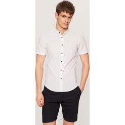 Koszula super slim fit - Niebieski. Niebieskie koszule męskie slim marki Reserved, l. Za 69,99 zł.
