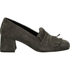 Czółenka - 406 CAM GRIGI. Szare buty ślubne damskie Venezia, ze skóry. Za 229,00 zł.
