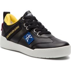 Sneakersy CALVIN KLEIN JEANS - Nilla R8067 Black. Czarne półbuty damskie Calvin Klein Jeans, z jeansu. W wyprzedaży za 449,00 zł.