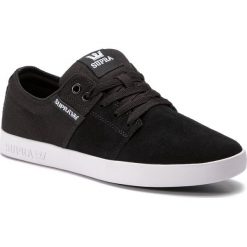Sneakersy SUPRA - Stacks II 08183-045 Black/Grey/White. Czarne sneakersy męskie Supra, na co dzień, bez wzorów, ze skóry, bez zapięcia. W wyprzedaży za 199,00 zł.