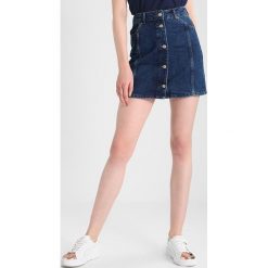 Spódniczki: Topshop Tall Spódnica jeansowa indigo