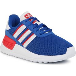 Buty adidas - La Trainer Lite El I FW0585 Royblu/Ftwwht/Scarle. Niebieskie półbuty dziewczęce Adidas, na sznurówki. Za 179,00 zł.