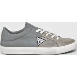 Guess Jeans - Buty. Szare sneakersy męskie Guess Jeans, z okrągłym noskiem, na sznurówki. W wyprzedaży za 199,90 zł.