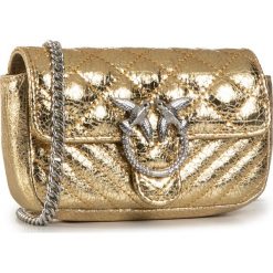 Torebka PINKO - Love Tiny Mixy C. AL 20-21 PLTT 1P21WV Y6NS Gold ZZL. Żółte torebki klasyczne damskie Pinko, bez wzorów, ze skóry, eleganckie, bez dodatków. Za 849,00 zł.