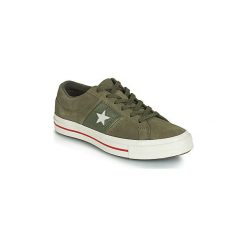 Buty Converse ONE STAR CUIR FASHION BALLER SUEDE OX. Zielone trampki i tenisówki damskie Converse, bez wzorów, bez zapięcia. Za 303,20 zł.