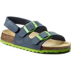 Sandały SUPERFIT - 2-00124-82 Ocean Kombi S. Niebieskie sandały męskie skórzane Superfit. Za 137,00 zł.